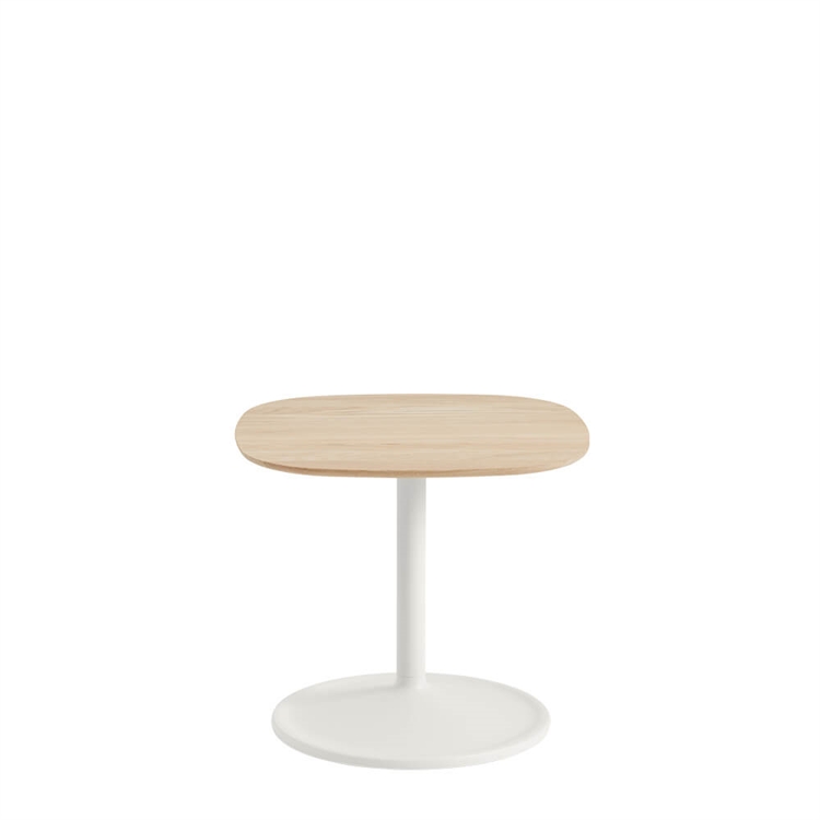 Muuto Soft Sidebord 45x45h: 40 cm - Solid Oak/Off-White