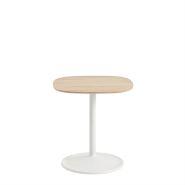 Muuto Soft Sidebord 45x45h: 48 cm - Solid Eik/Off-White