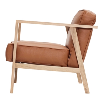 Andersen Furniture LC1 Lounge Chair - Eik, Cognac 4003 side