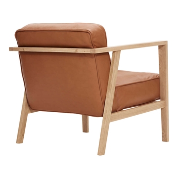 Andersen Furniture LC1 Lounge stol - Eik, Cognac 4003 bak