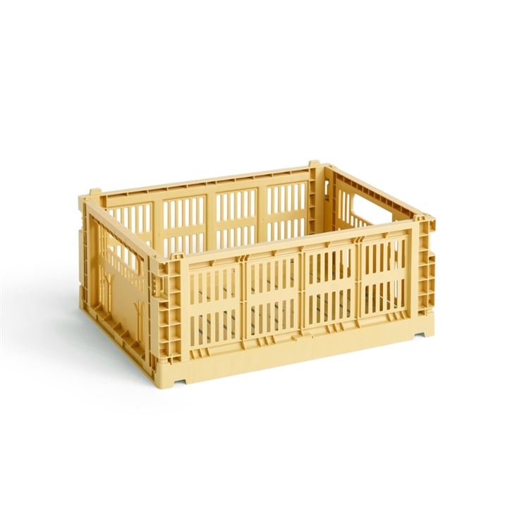 HAY Color Crate Medium - Gyldengul