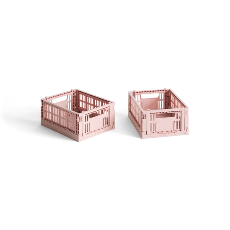 HAY Colour Crate Mini (2 stk.) - Blush