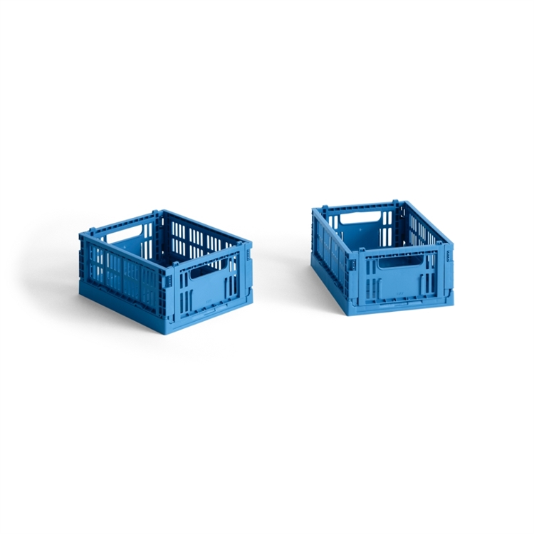 HAY Colour Crate Mini (2 stk.) - Electric Blue