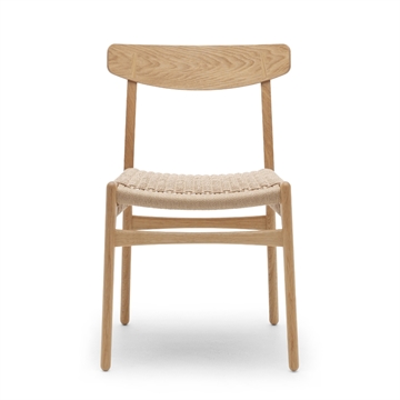 Carl Hansen & Søn CH23 Spisestuestol - Oljet eik/naturflett