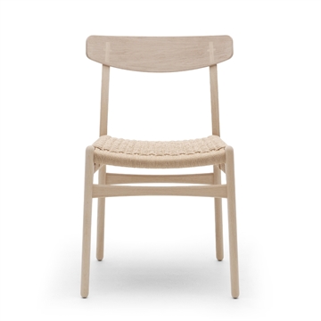 Carl Hansen & Søn CH23 Spisebordsstol - Såpe Eik/Naturlig