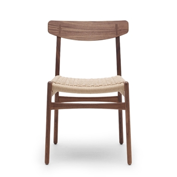 Carl Hansen & Søn CH23 Spisestuestol - Oljet valnøtt/naturflett