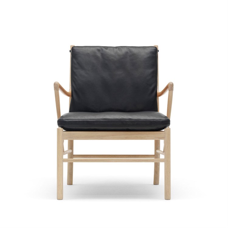 Carl Hansen & Søn Ow149 Colonial Stol Skinnsåpe Eik/Sort