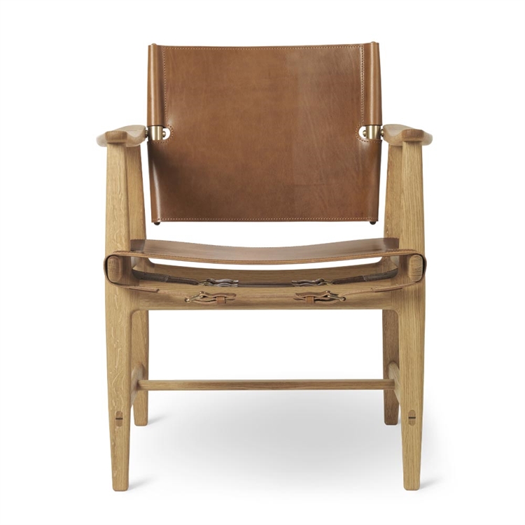 Carl Hansen & Søn BM1106 Jegerstol Oljet Eik/Cognac Messing