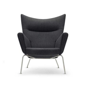 Carl Hansen & Sønn CH445 Wegner Wing Chair Fiord 191 Sort