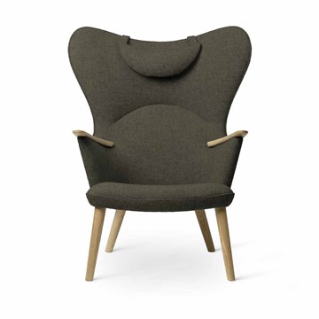 Carl Hansen & Søn CH78 Mama Bear Lounge Chair Fiord 961 Grønn