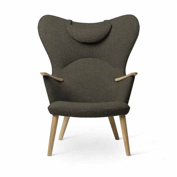 Carl Hansen & Søn CH78 Mama Bear Lounge Chair Fiord 961 Grønn