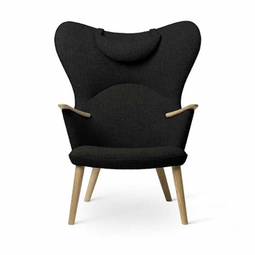 Carl Hansen & Søn CH78 Mama Bear Lounge stol Fiord 991 Mørk grønn