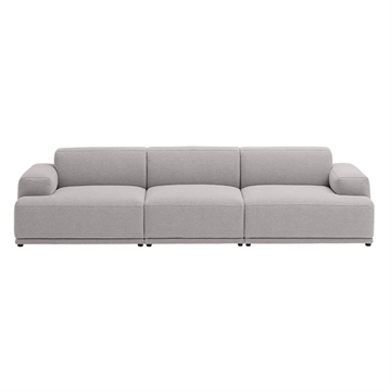 Muuto Muuto Connect Soft Modular 3-personers sofa, konfigurasjon 1 - leire 12