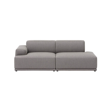 Muuto Connect Soft Modular 2. person sofa, konfigurasjon 2 - Re-wool 128