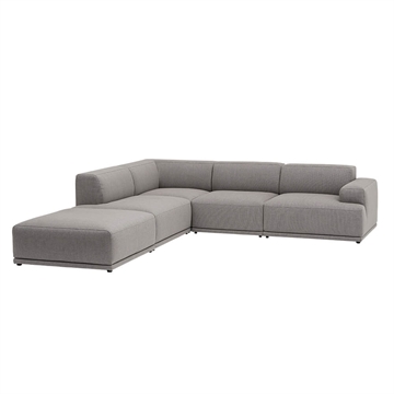 Muuto Connect Soft Modular hjørnesofa, konfigurasjon 1 - re-wool 128