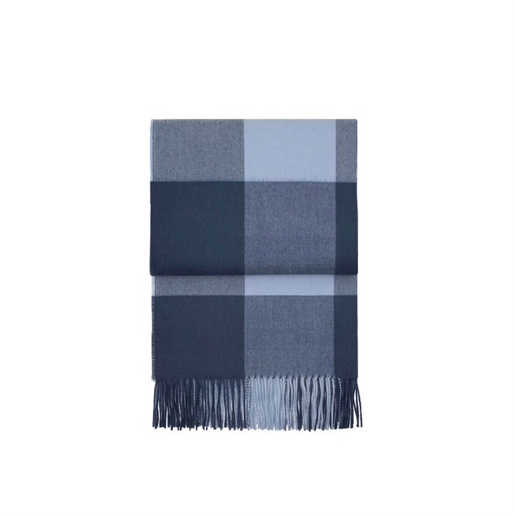 Elvang Whisper Plaid - Delph/atlantic blue