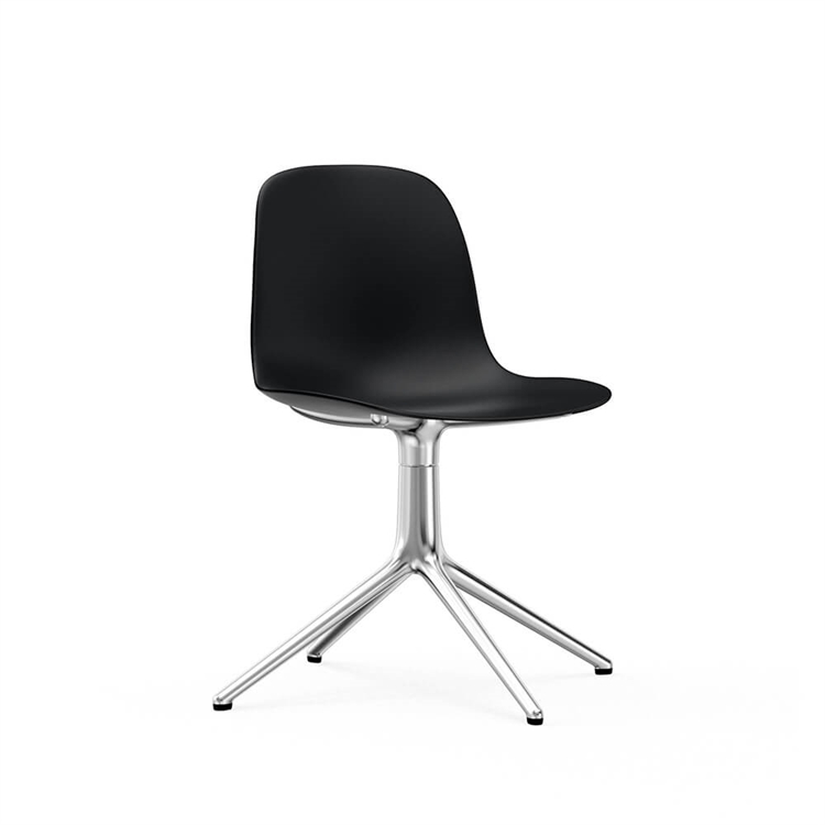 Normann Copenhagen Form Stol 4L - Alu/Sort side