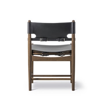 Fredericia Furniture The Spanish Dining Chair, 3237 - Sort/røkt oljet eik