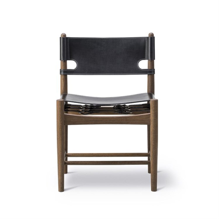 The Spanish Dining Chair, 3237 - Sort/røkt oljet eik