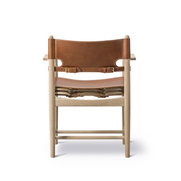 Fredericia Furniture The Spanish Dining Chair, 3238 - Cognac/såpebehandlet eik