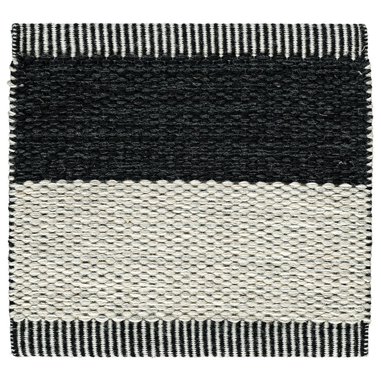 Kasthall Wide Stripe Icon Carpet - 160x240 Midnight Black 554