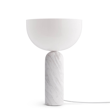 New Works Kizu Bordlampe Large - White Marble