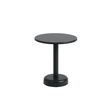 Muuto Linear Steel Cafe Hagebord Ø42, H47 - Sort