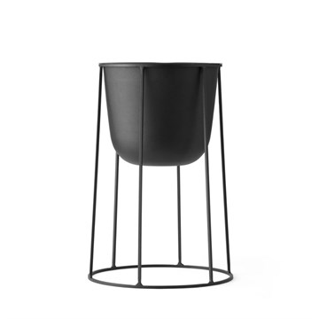 Audo Wire Base Medium Black Pot