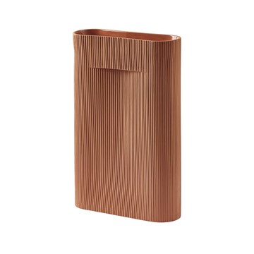 Muuto Ridge Vase H48,5 cm Terracotta