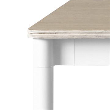 Muuto Base Spisebord m/Eikefiner og kryssfinerkant Detalj