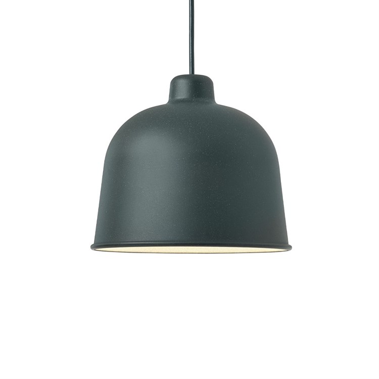 Muuto Grain Pendel Lampe Mørk grønn