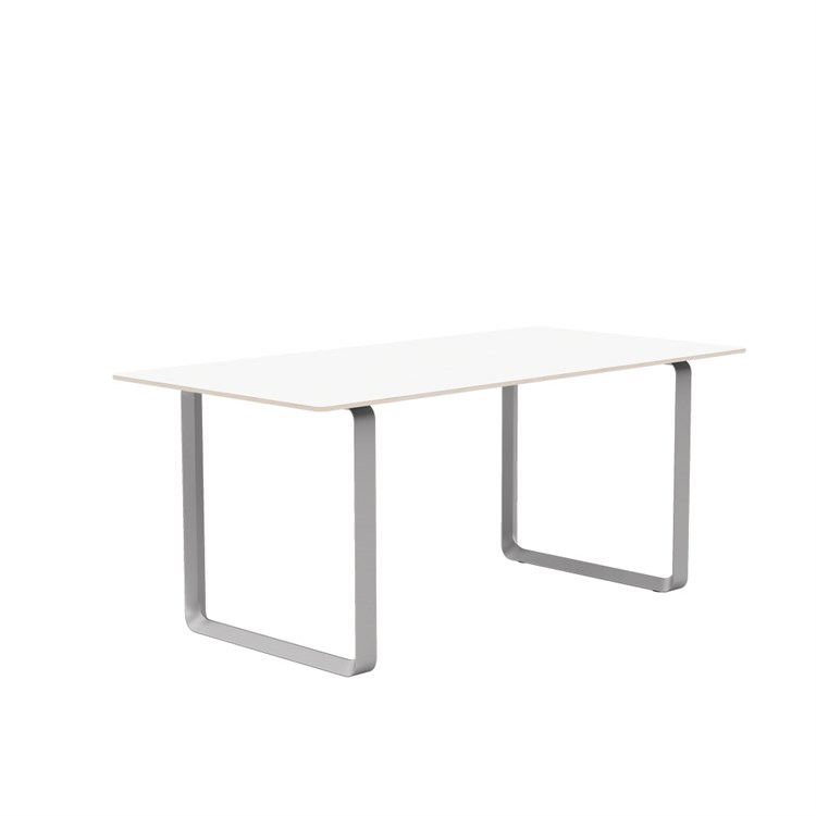 Muuto 70/70 Spisebord Laminat 170x85 cm Hvit/Grå