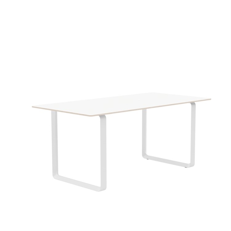 Muuto 70/70 Spisebord Laminat 170x85 cm Hvit/Hvit