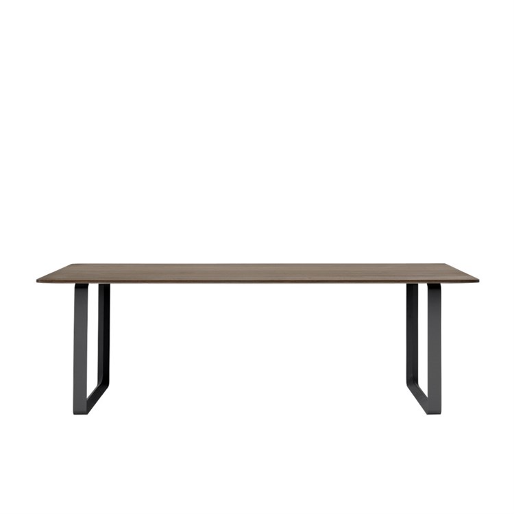 Muuto 70/70 Spisebord Eik 225x90 Røkt Eik/Sort