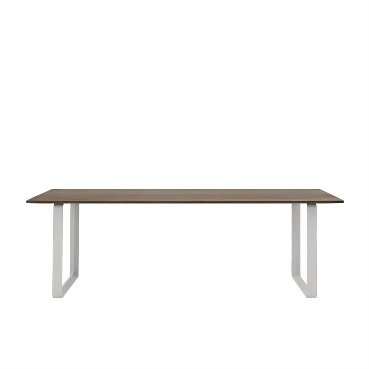 Muuto 70/70 Spisebord Eik 225x90 Røkt Eik/Grå