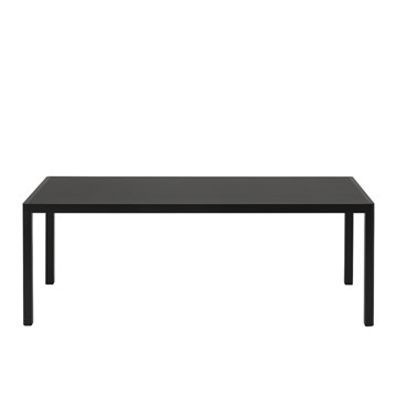 Muuto Workshop spisebord 200x92 cm Sort/Sort