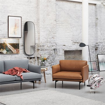 Muuto Outline 3 Person Sofa og lenestol