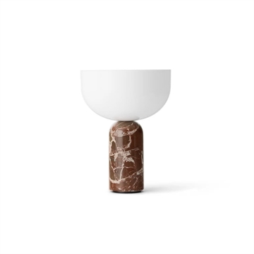 New Works Kizu Bordlampe Transportable - Rosso Levanto Marble