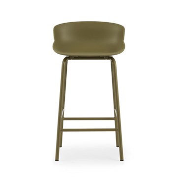 Normann Copenhagen Hyg Barstol Stål/Olive