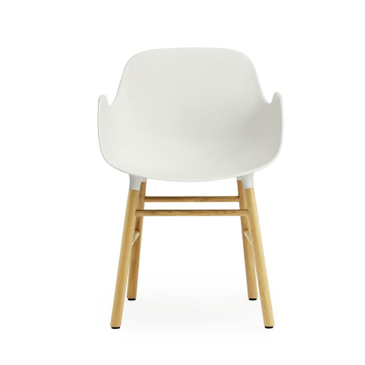 Normann Copenhagen Form Spisebordstol m/armlene Eik/Hvit