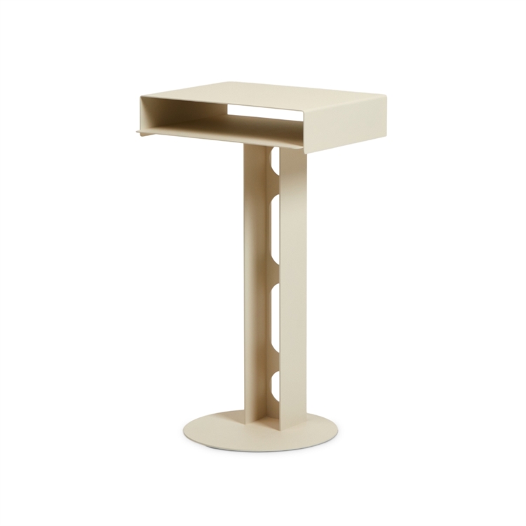 Pedestal Sidekick-bord - Pearl