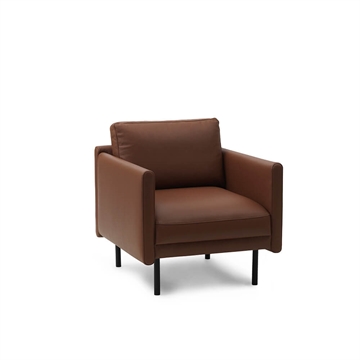 Normann Copenhagen Rar Lenestol - Omaha Leather Cognac side