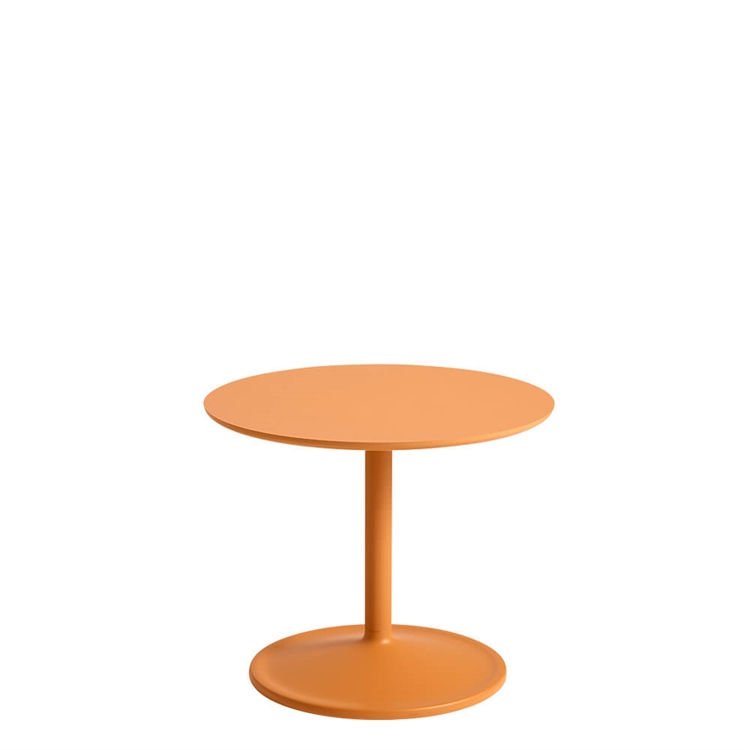 Muuto Soft Sidebord Ø48h: 40 cm - Oransje Laminat/Oransje