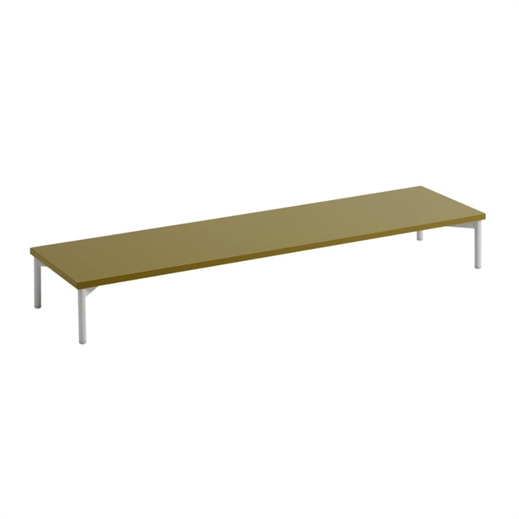 Muuto Stacked Podium med Tube Base - 131 x 35 x 17 cm - Brun Grønn