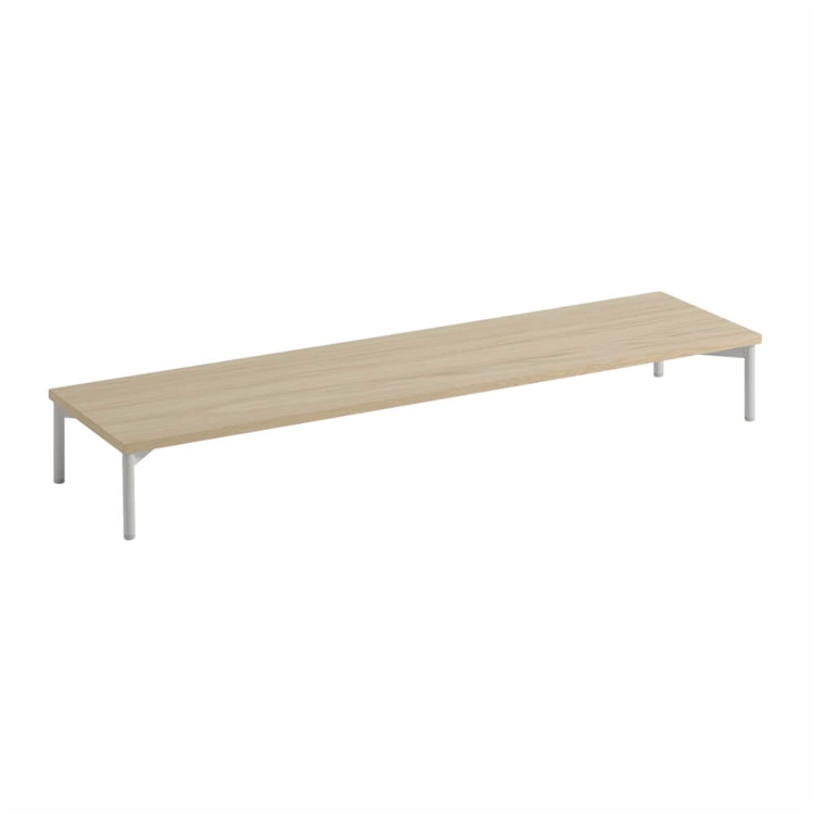 Muuto Stacked Podium m Tube Base - 131 x 35 x 17 cm - Eik