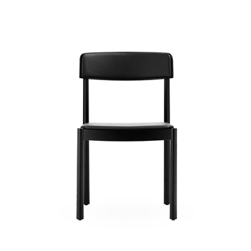 Normann Copenhagen Timb Polstret Stol - Sort/Ultra Skinn