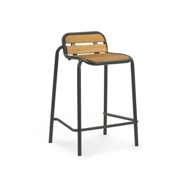 Normann Copenhagen Vig Garden barkrakk 65 cm - Mørk grønn/Tre