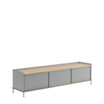 Muuto Enfold Sidebord - 186x45 - Oljet Eik/Grå