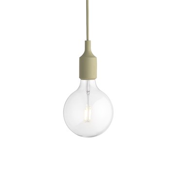 Muuto E27 Pendel Taklampe Beige Grønn