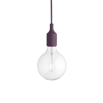 Muuto E27 Pendel Taklampe Burgund